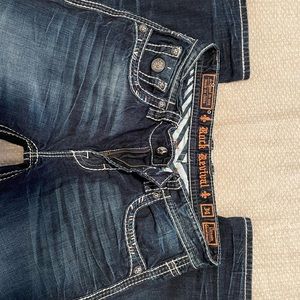 Never worn Rock Revival “Dennis” relaxed straight 34x29.5